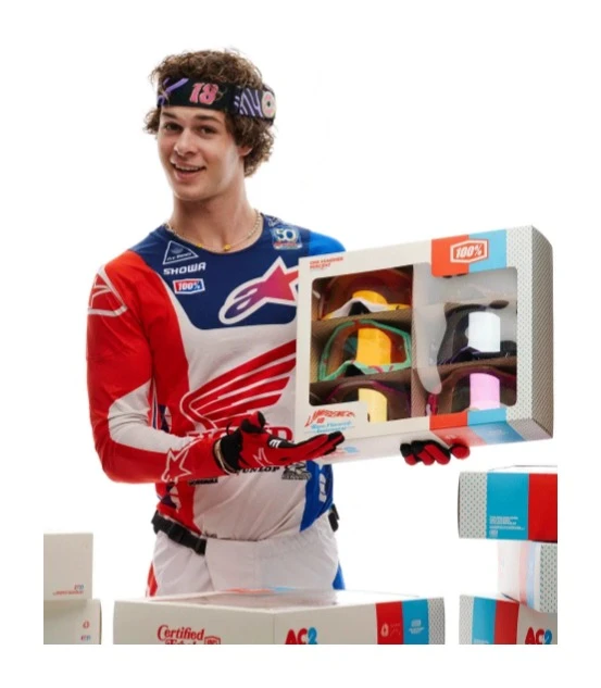 100% Accuri 2 Jett Lawrence Donut Goggle 6-Pack 3 100% Accuri 2 Jett Lawrence Donut Goggle 6-Pack - Image 3