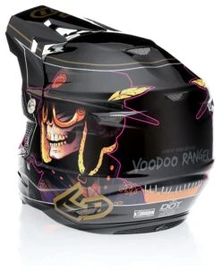 6D ATR-2 Voodoo Ranger Helmet -Motorcycle Gear Shop 6 datr2 voodoo ranger helmet gloss black 2