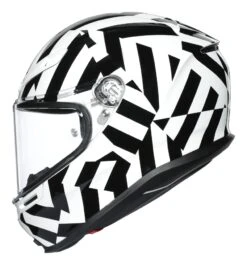 AGV K6 Secret Helmet -Motorcycle Gear Shop agvk6 secret helmet black white 4