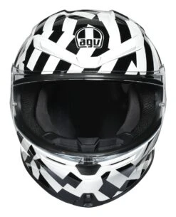AGV K6 Secret Helmet -Motorcycle Gear Shop agvk6 secret helmet black white 5