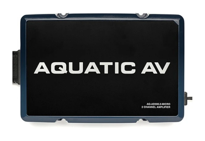 Aquatic AV 300 Watt 2-Channel Amplifier For Harley Touring 1998-2023 2 Aquatic AV 300 Watt 2-Channel Amplifier For Harley Touring 1998-2023 - Image 2