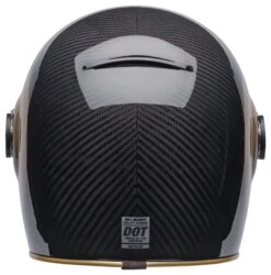 Bell Helmets Bell Bullitt Carbon TT Helmet -Motorcycle Gear Shop bell bullitt carbon tt helmet gloss black gold 3