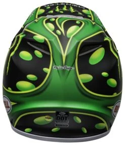 Bell Helmets Bell MX-9 Mips Showtime Helmet -Motorcycle Gear Shop bell mx9 mips showtime helmet black green 5