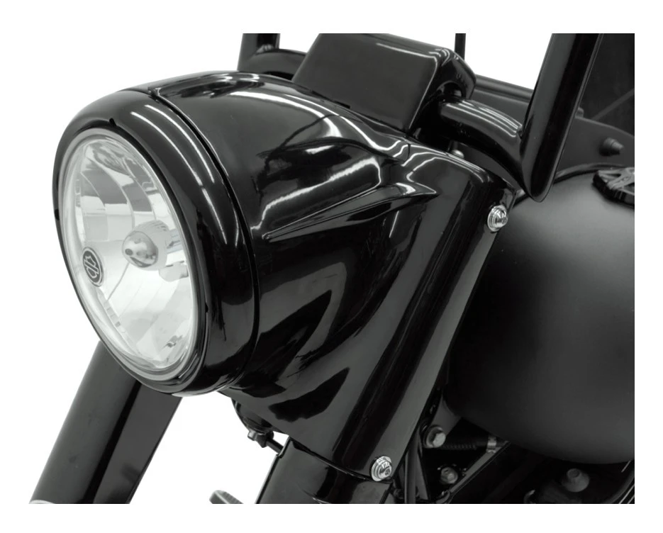 Drag Specialties 7" Headlight Nacelle Kit For Harley Softail 1986-2017 1 Drag Specialties 7" Headlight Nacelle Kit For Harley Softail 1986-2017