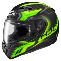 HJC I10 Robust Helmet 11 HJC I10 Robust Helmet -Motorcycle Gear Shop hj ci10 robust helmet black green