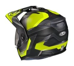 HJC DS-X1 Synergy Helmet -Motorcycle Gear Shop hjcdsx1 synergy helmet black hi viz 1
