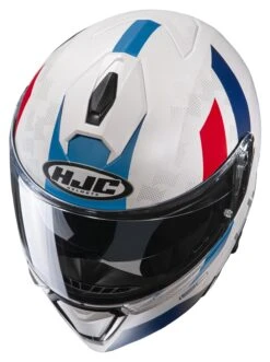 HJC I90 Syrex Helmet -Motorcycle Gear Shop hjci90 syrex helmet white blue red 2