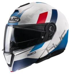 HJC I90 Syrex Helmet -Motorcycle Gear Shop hjci90 syrex helmet white blue red