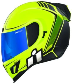 Icon Airform Resurgent Helmet -Motorcycle Gear Shop icon airform resurgent helmet hi viz 1