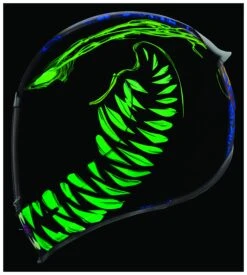 Icon Airframe Pro Soul Food Helmet -Motorcycle Gear Shop icon airframe pro soul food helmet blue 2