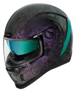 Icon Airform Chantilly Opal Helmet -Motorcycle Gear Shop icon hlmt afrm chnt opal purple