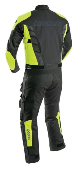 Joe Rocket Survivor Suit -Motorcycle Gear Shop joe rocket survivor suit black hi viz neon 1
