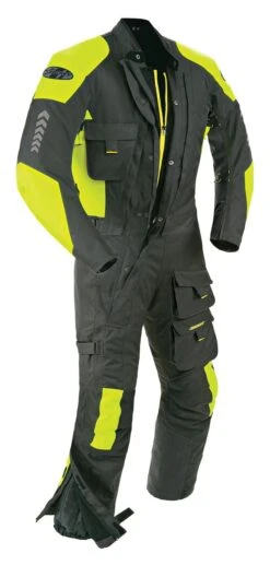 Joe Rocket Survivor Suit -Motorcycle Gear Shop joe rocket survivor suit black hi viz neon