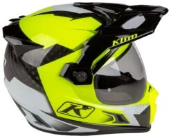 Klim Krios Pro Charger Helmet -Motorcycle Gear Shop klim krios pro charger helmet hi viz 1
