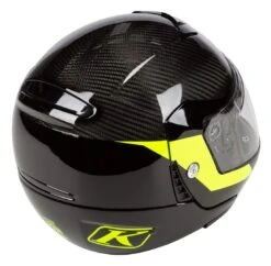 Klim TK1200 Karbon Architek Helmet -Motorcycle Gear Shop klim tk1200 architek karbon helmet carbon hi viz yellow 2