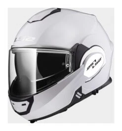 LS2 Valiant Helmet -Motorcycle Gear Shop ls2 helmets valiant modular motorcycle helmet with sunshield white