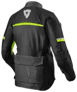 REV'IT! Outback 3 Women's Jacket -Motorcycle Gear Shop revit outback3 womens jacket black fluo yellow 1