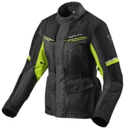 REV'IT! Outback 3 Women's Jacket -Motorcycle Gear Shop revit outback3 womens jacket black fluo yellow