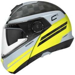 Schuberth C4 Pro Carbon Tempest Helmet -Motorcycle Gear Shop schuberth c4 pro carbon tempest helmet yellow