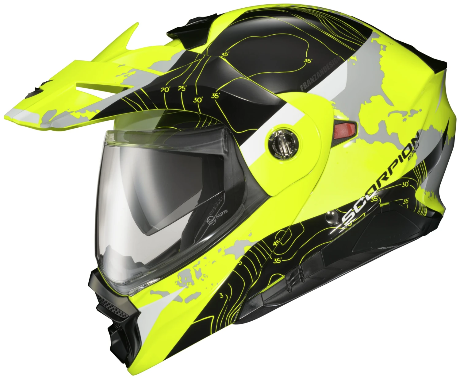 Scorpion EXO-AT960 Topographic Helmet 3 Scorpion EXO-AT960 Topographic Helmet - Image 3