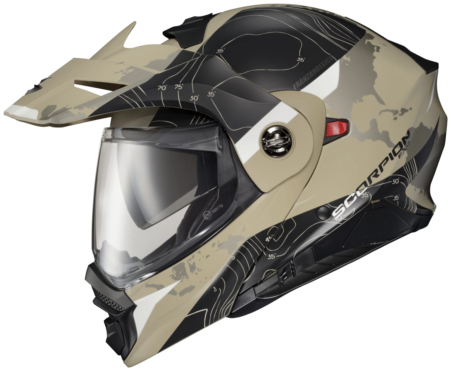 Scorpion EXO-AT960 Topographic Helmet 4 Scorpion EXO-AT960 Topographic Helmet - Image 4