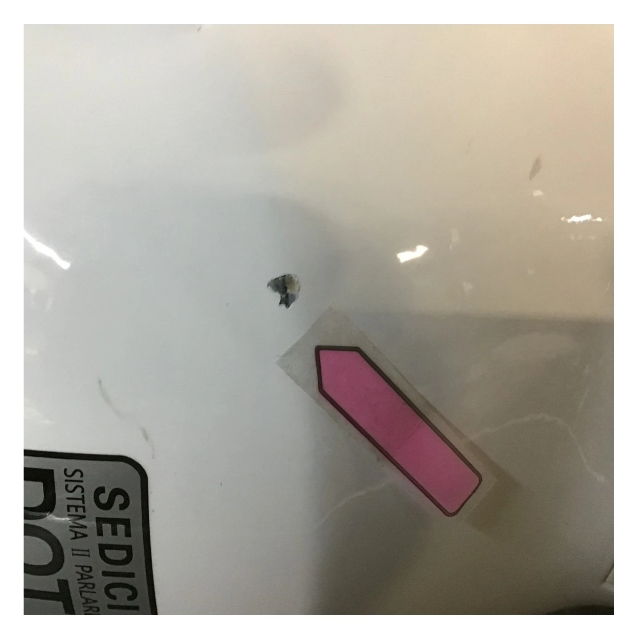 Sedici Sistema II Parlare Bluetooth Helmet White / MD [Blemished - Very Good] - Image 11