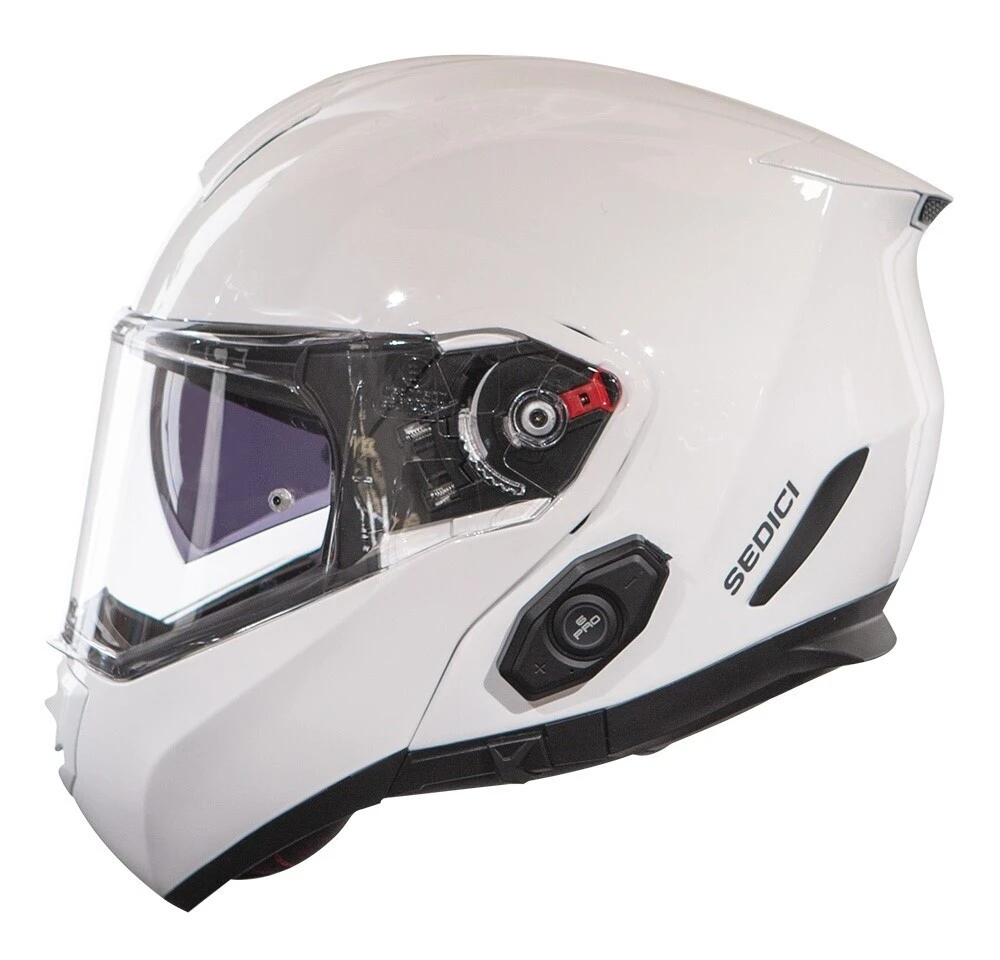Sedici Sistema II Parlare Bluetooth Helmet White / MD [Blemished - Very Good] - Image 5