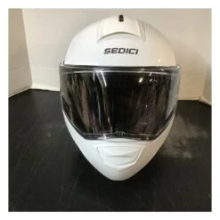 Sedici Sistema II Parlare Bluetooth Helmet White / MD [Blemished - Very Good] -Motorcycle Gear Shop sedici sistema ii parlare bluetooth helmet white md blemished very good white 9