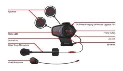 Sena 10S Bluetooth Headset 11 Sena 10S Bluetooth Headset -Motorcycle Gear Shop sena10 s bluetooth headset 5