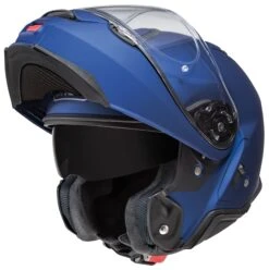 Shoei Neotec 2 Helmet -Motorcycle Gear Shop shoei neotec2 helmet matte metallic blue 1