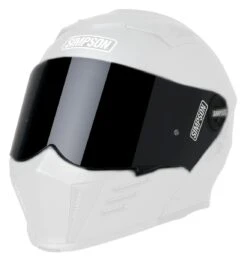 Simpson Mod Bandit Pinlock-Ready Face Shield -Motorcycle Gear Shop simpson mod bandit pinlock ready face shield dark smoke