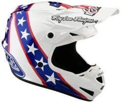 Troy Lee Designs SE4 Evel Knievel Helmet (XS) -Motorcycle Gear Shop troy lee designs se4 evel knievel helmet 6