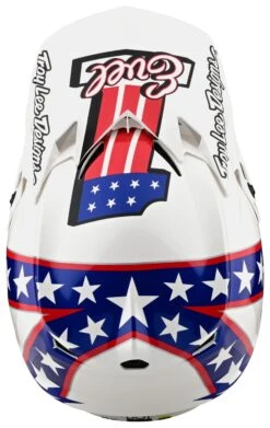 Troy Lee Designs SE4 Evel Knievel Helmet (XS) -Motorcycle Gear Shop troy lee designs se4 evel knievel helmet 7