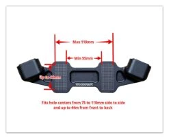 Woodcraft Universal Clip-On Risers W/ Adapter Plate 13 Woodcraft Universal Clip-On Risers W/ Adapter Plate -Motorcycle Gear Shop woodcraft universal clip on risersw adapter plate 2