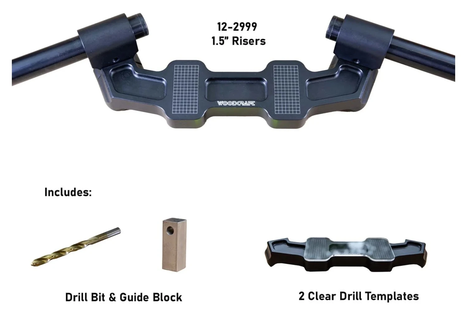 Woodcraft Universal Clip-On Risers W/ Adapter Plate 6 Woodcraft Universal Clip-On Risers W/ Adapter Plate - Image 6