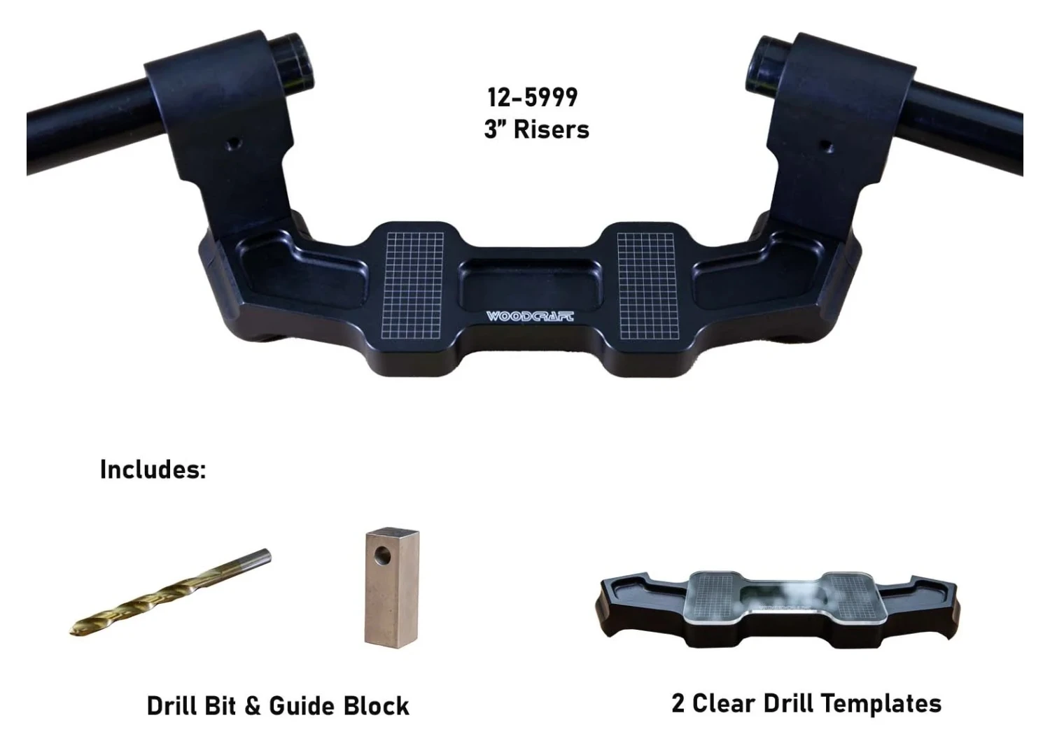 Woodcraft Universal Clip-On Risers W/ Adapter Plate 9 Woodcraft Universal Clip-On Risers W/ Adapter Plate - Image 9