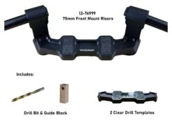 Woodcraft Universal Clip-On Risers W/ Adapter Plate 21 Woodcraft Universal Clip-On Risers W/ Adapter Plate -Motorcycle Gear Shop woodcraft universal clip on risersw adapter plate 9